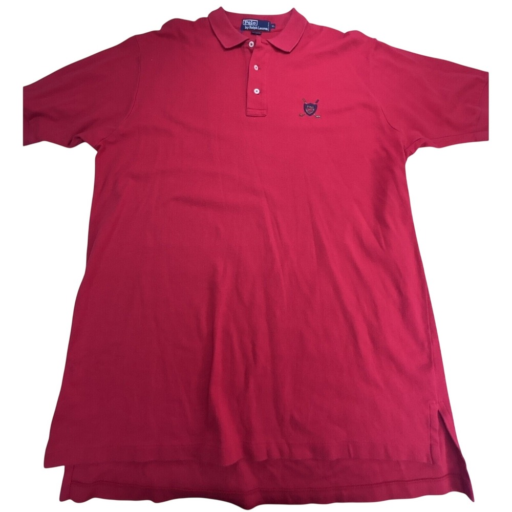Polo Ralph Lauren polo‎ shirt Men's size XL red cotton